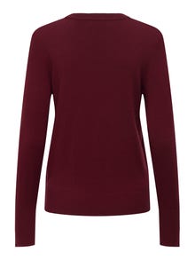 ONLY JDYMALOU Knitted pullover -Cabernet - 15312026
