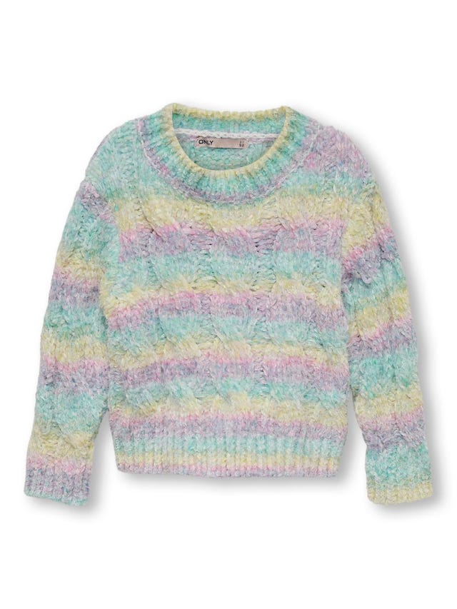 ONLY Mini rainbow knitted pullover - 15312034