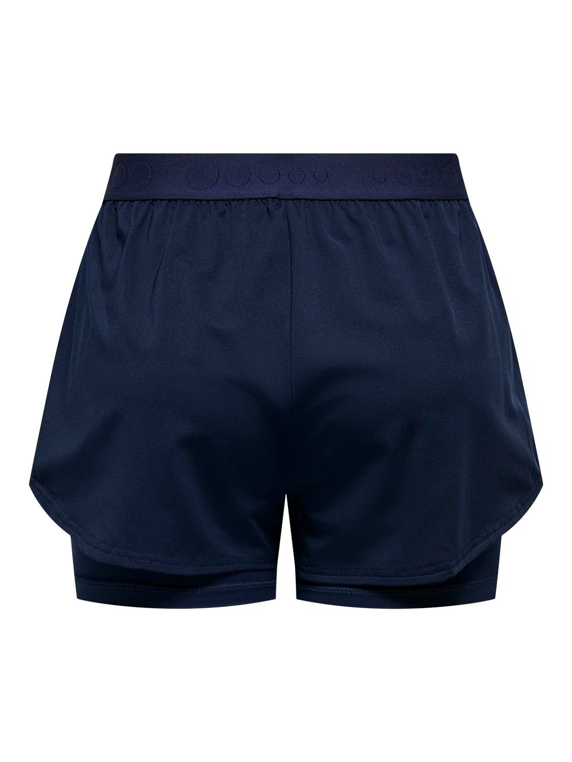 ONLY Slim Fit Mittlere Taille Shorts -Maritime Blue - 15312043