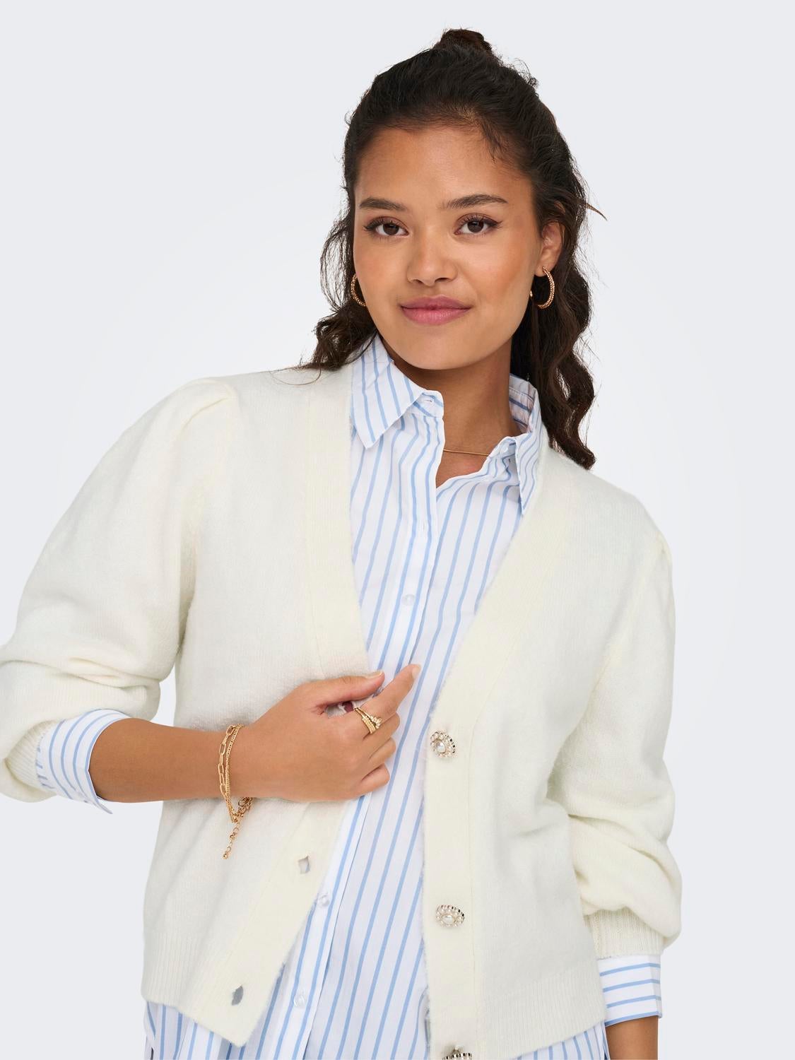 Ladies on sale white cardigan