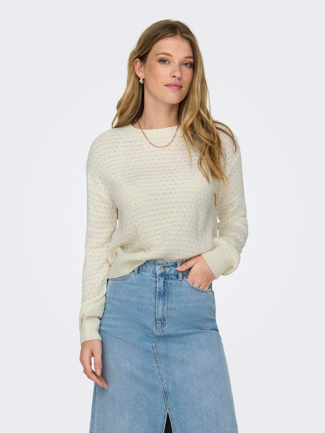 ONLY Boat neck knitted pullover - 15312072