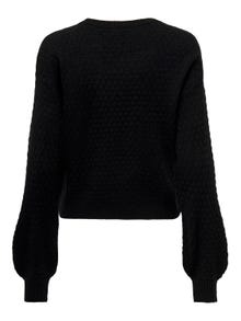 ONLY Boat neck knitted pullover -Sky Captain - 15312072