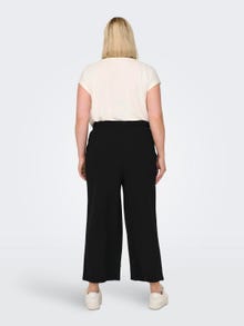 ONLY Pantalones Corte straight Curve -Black - 15312121