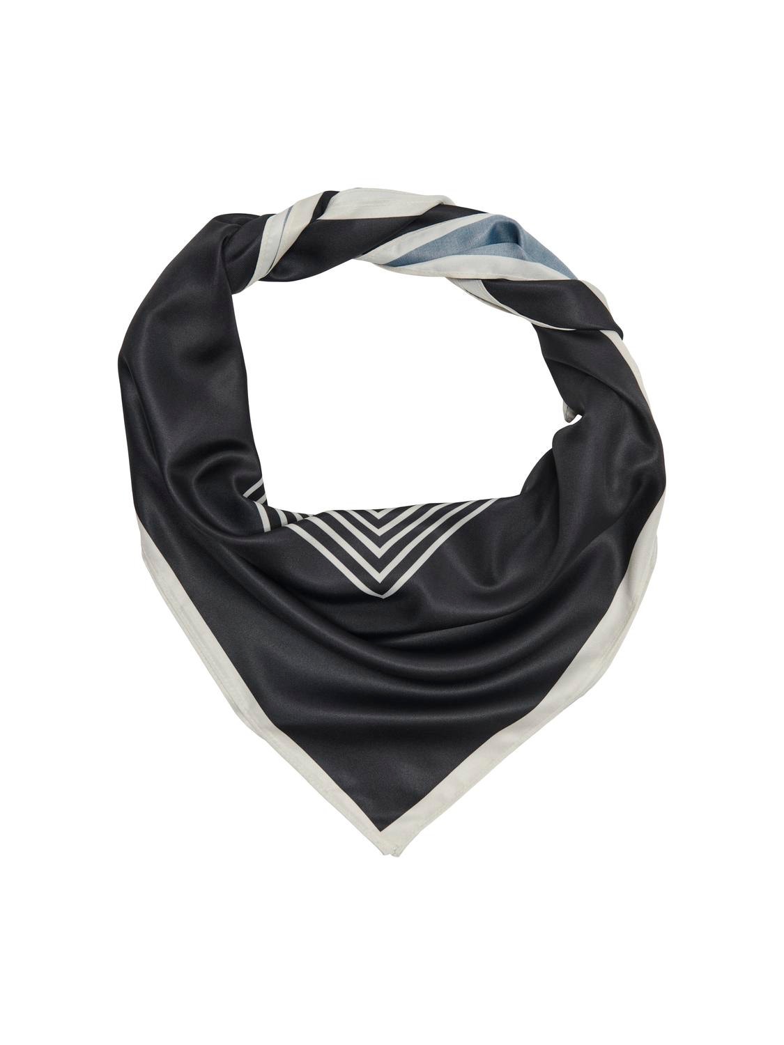 ONLY Mønstret tørklæde -Black - 15312137