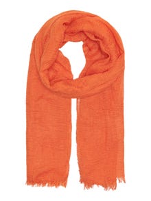 ONLY Ensfarvet tørklæde -Exotic Orange - 15312140