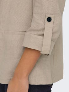 ONLY Blazers Loose Fit Col à revers -Oxford Tan - 15312199