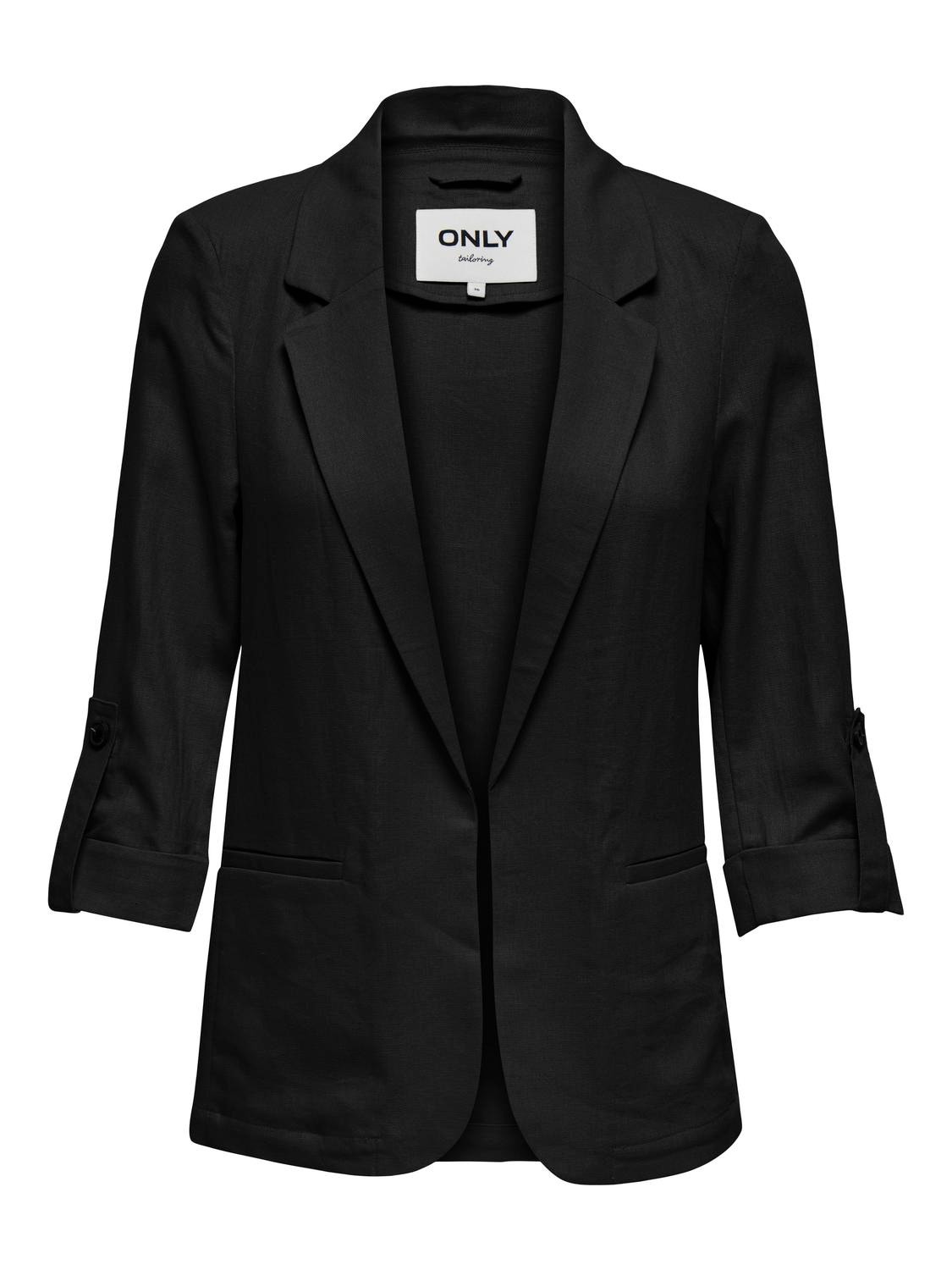 ONLY Blazers Loose Fit Col à revers -Black - 15312199