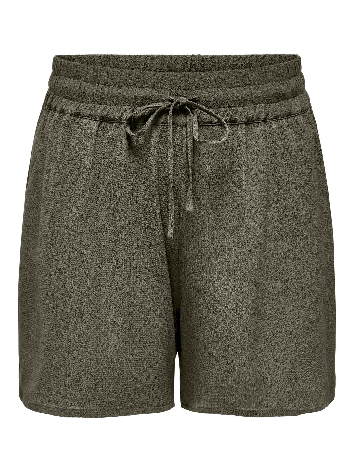 ONLY Curvy bindebånd shorts -Kalamata - 15312230