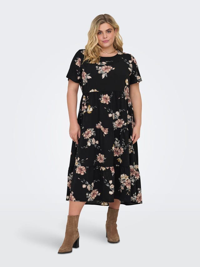 ONLY Regular Fit Round Neck Long dress - 15312232