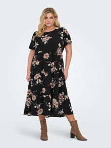 ONLY Regular fit O-hals Lange jurk -Black - 15312232