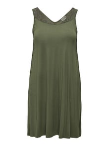 ONLY Regular Fit V-Neck Long dress -Kalamata - 15312268