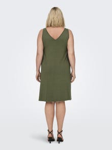 ONLY Normal geschnitten V-Ausschnitt Langes Kleid -Kalamata - 15312268