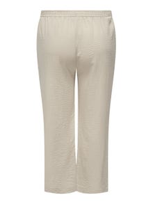 ONLY Straight Fit Trousers -Pumice Stone - 15312290