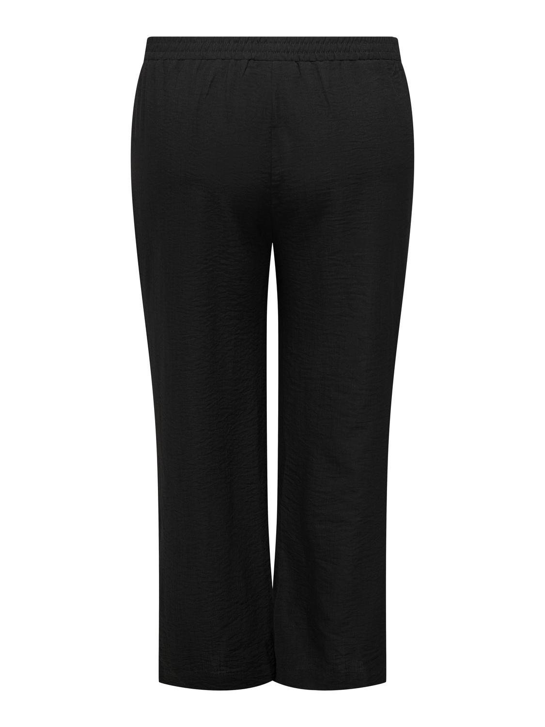 ONLY Straight Fit Trousers -Black - 15312290