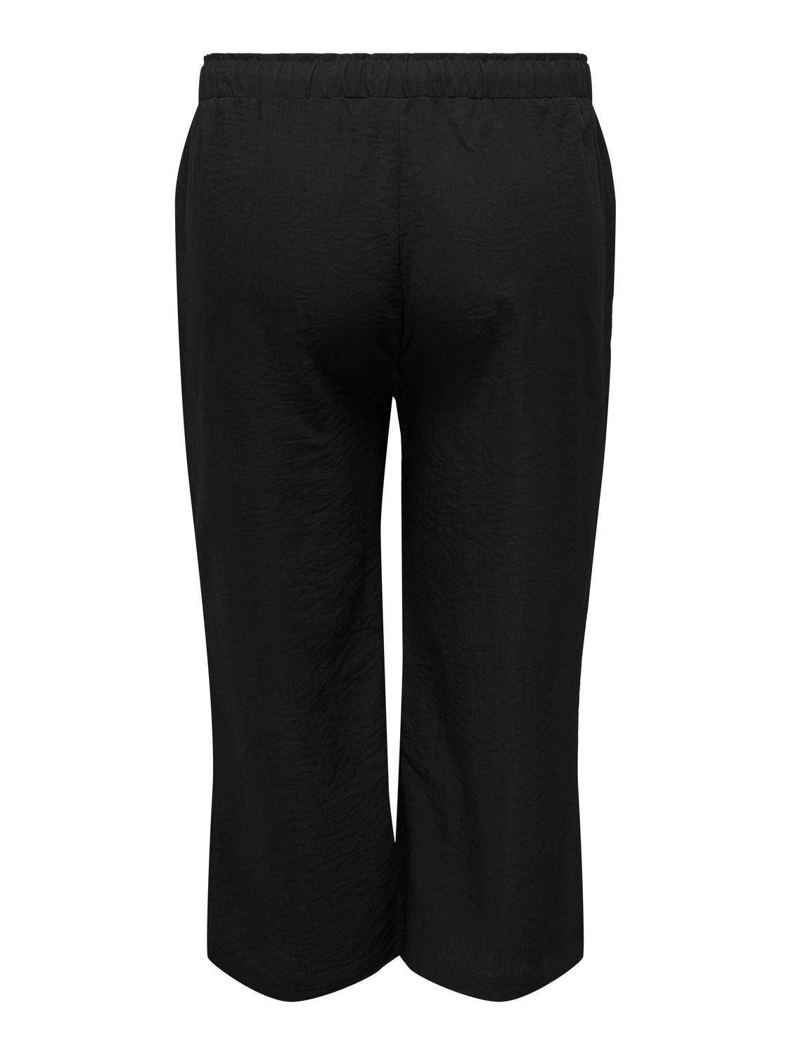 ONLY Curvy culotte trousers -Black - 15312294
