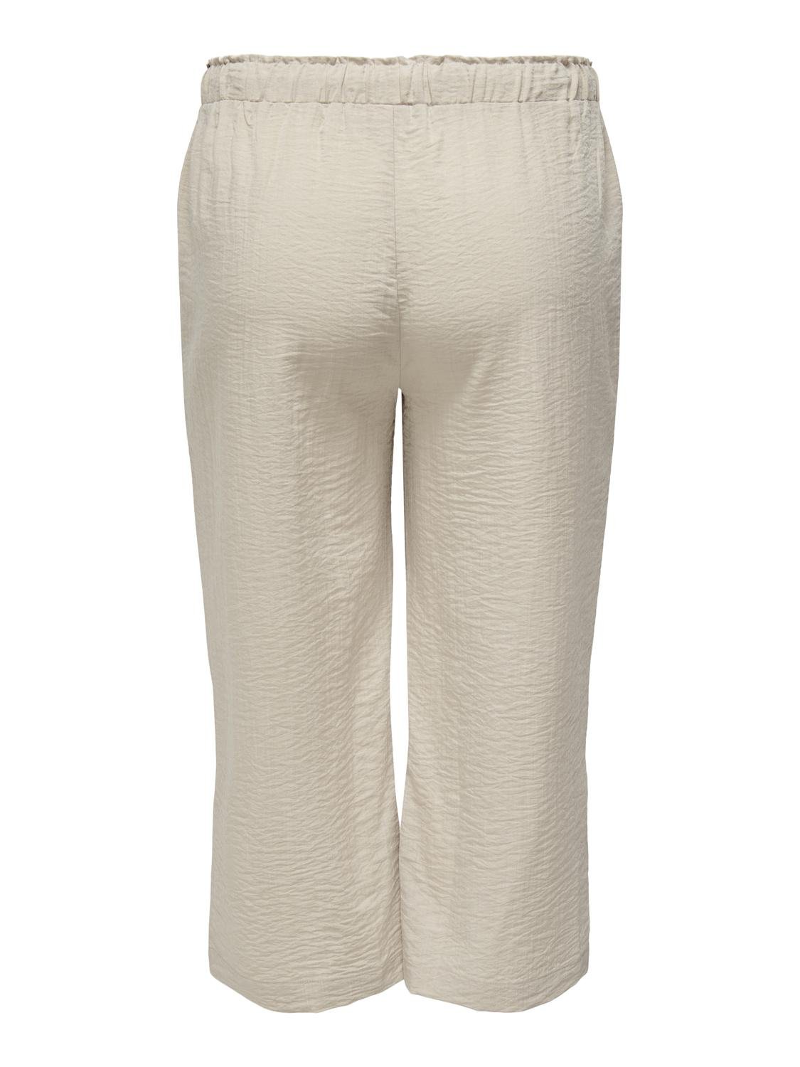 ONLY Regular Fit Trousers -Pumice Stone - 15312294