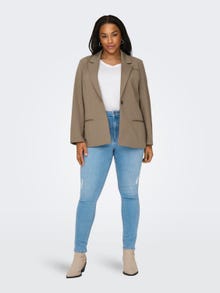 ONLY Blazer Relaxed Fit Reverse Curve -Caribou - 15312298