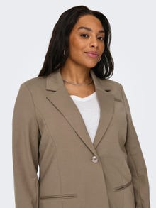 ONLY Blazers Corte relaxed Cuello invertido Curve -Caribou - 15312298
