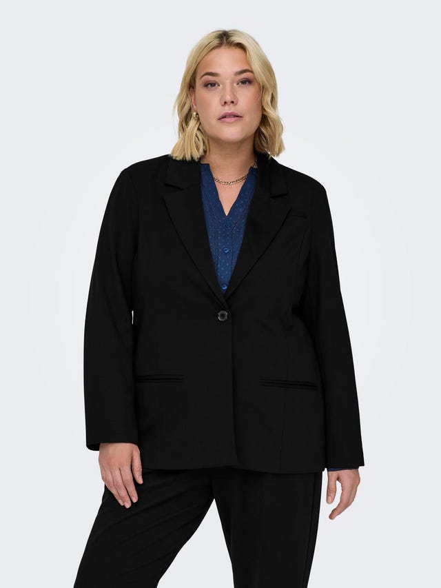 ONLY Relaxed Fit Reverse Curve Blazer - 15312298