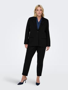 ONLY Blazer Relaxed Fit Reverse Curve -Black - 15312298
