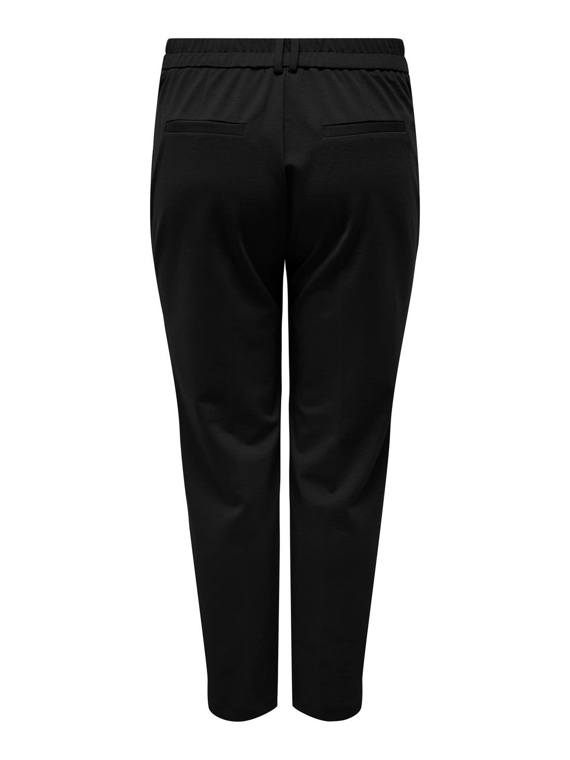 ONLY Flared Fit High waist Curve Trousers -Black - 15312306