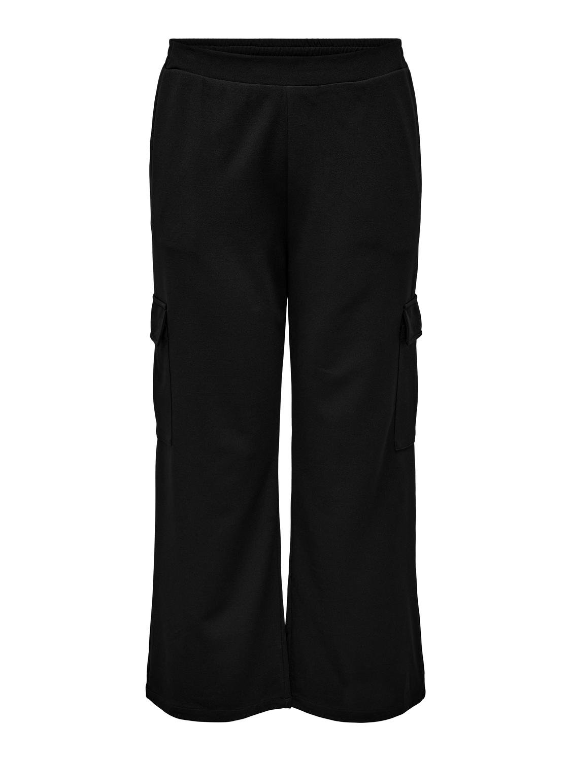 ONLY Regular Fit Cargo Trousers -Black - 15312311