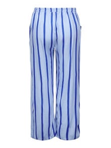 ONLY Curvy stripe pants -Placid Blue - 15312341