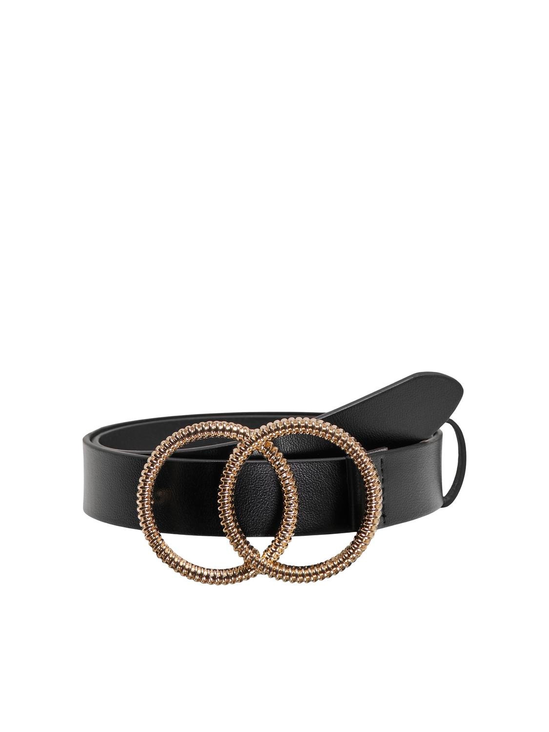 ONLY Faux leather belt -Black - 15312368