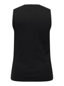 ONLY Curvy cut-out top -Black - 15312371