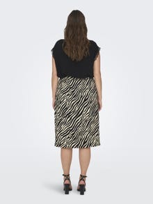 ONLY Curvy midi skirt -Pumice Stone - 15312377