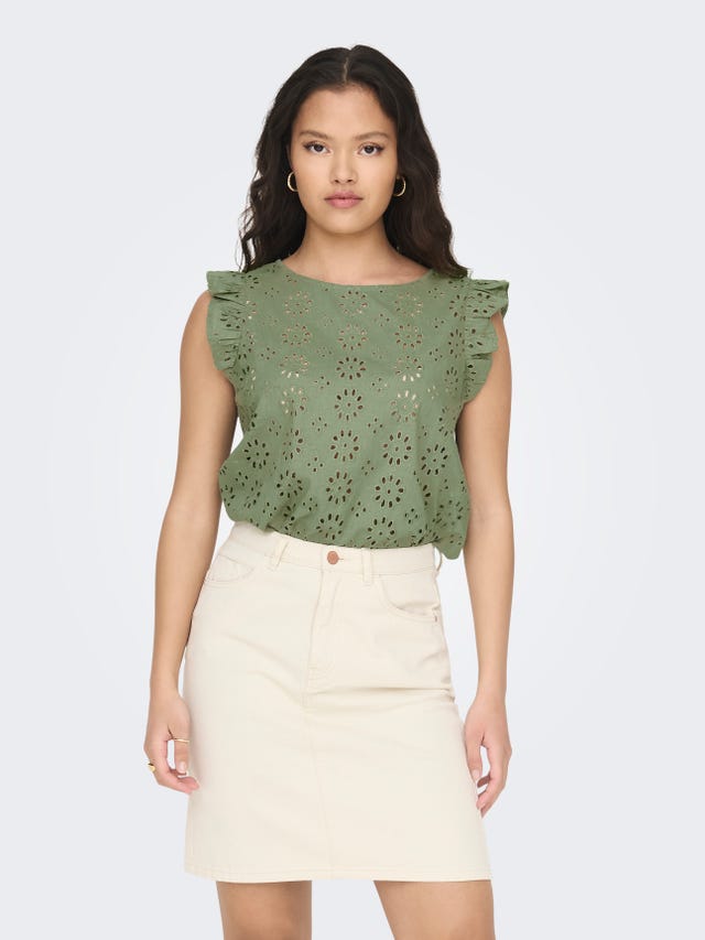 ONLY Embroidered top - 15312383