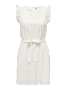 ONLY Embroidery anglaise dress -Cloud Dancer - 15312384