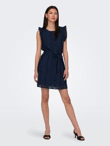 ONLY Embroidery anglaise dress -Sky Captain - 15312384