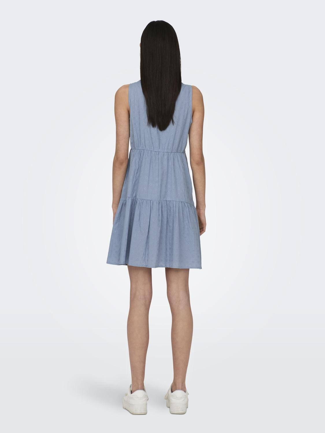 ONLY Mini wrap kjole -Forever Blue - 15312385