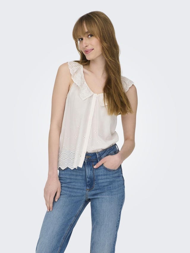 ONLY Detailed sleeveless top - 15312387
