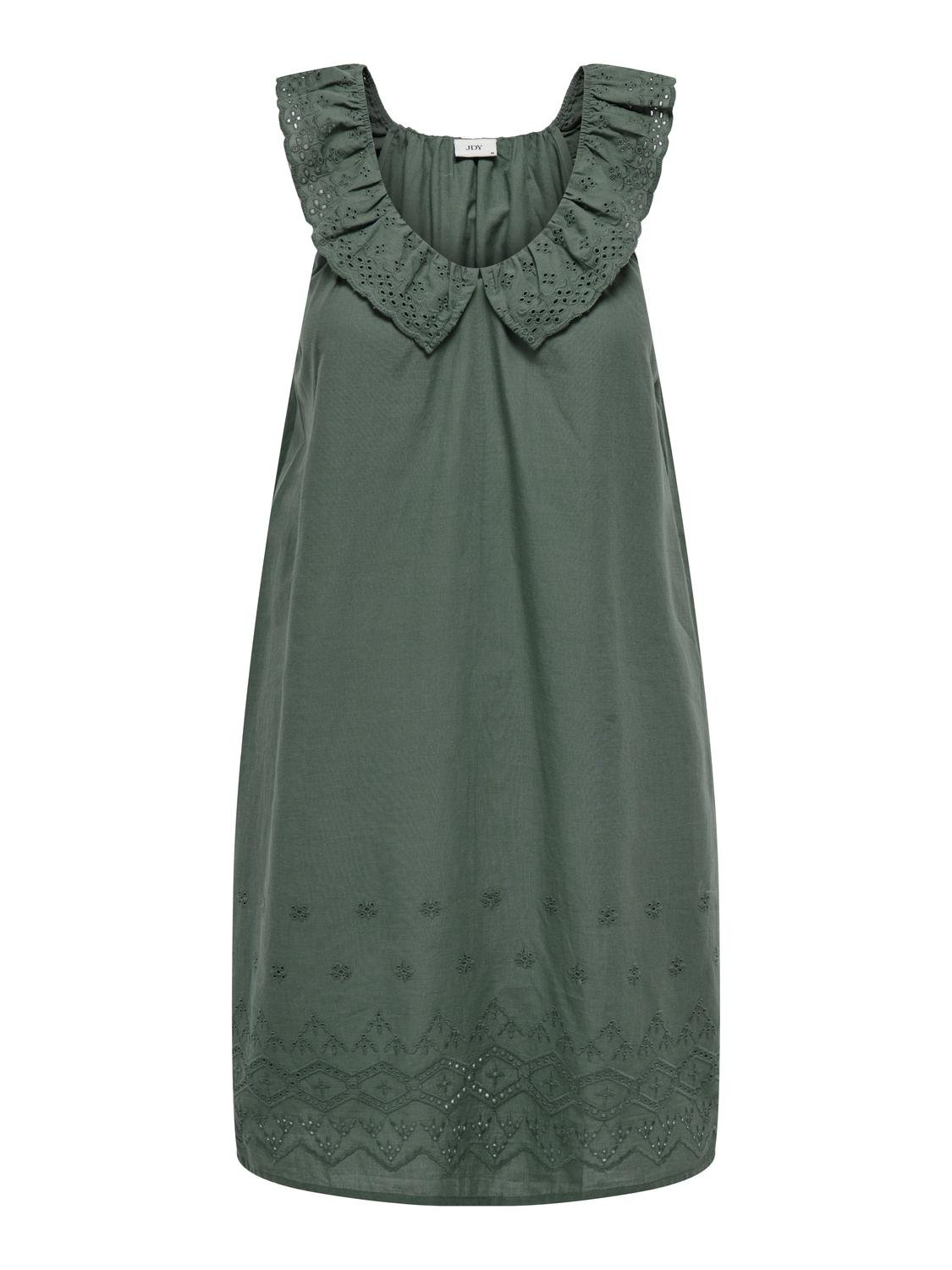 ONLY Mini Detailed sleeveless dress -Balsam Green - 15312388