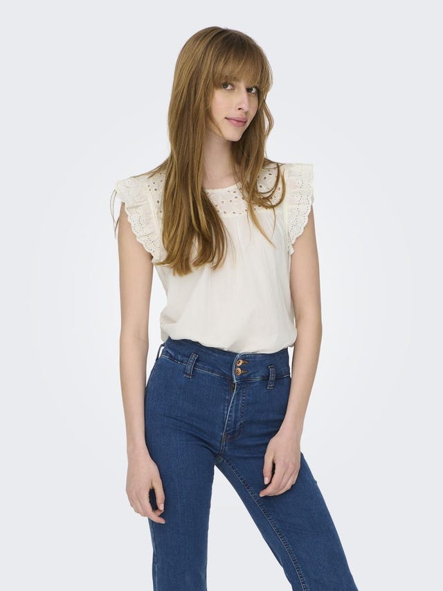 ONLY Regular Fit Round Neck Top - 15312389