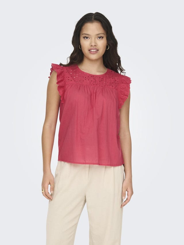 ONLY Tops Regular Fit Col rond - 15312389