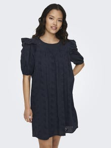 ONLY Mini dress with volume and frill sleeves -Sky Captain - 15312391