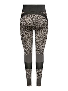 ONLY ONPJESSA Tight Fit Collants d'entraînement -Pumice Stone - 15312547