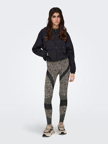 ONLY ONPJESSA Tight Fit Collants d'entraînement -Pumice Stone - 15312547