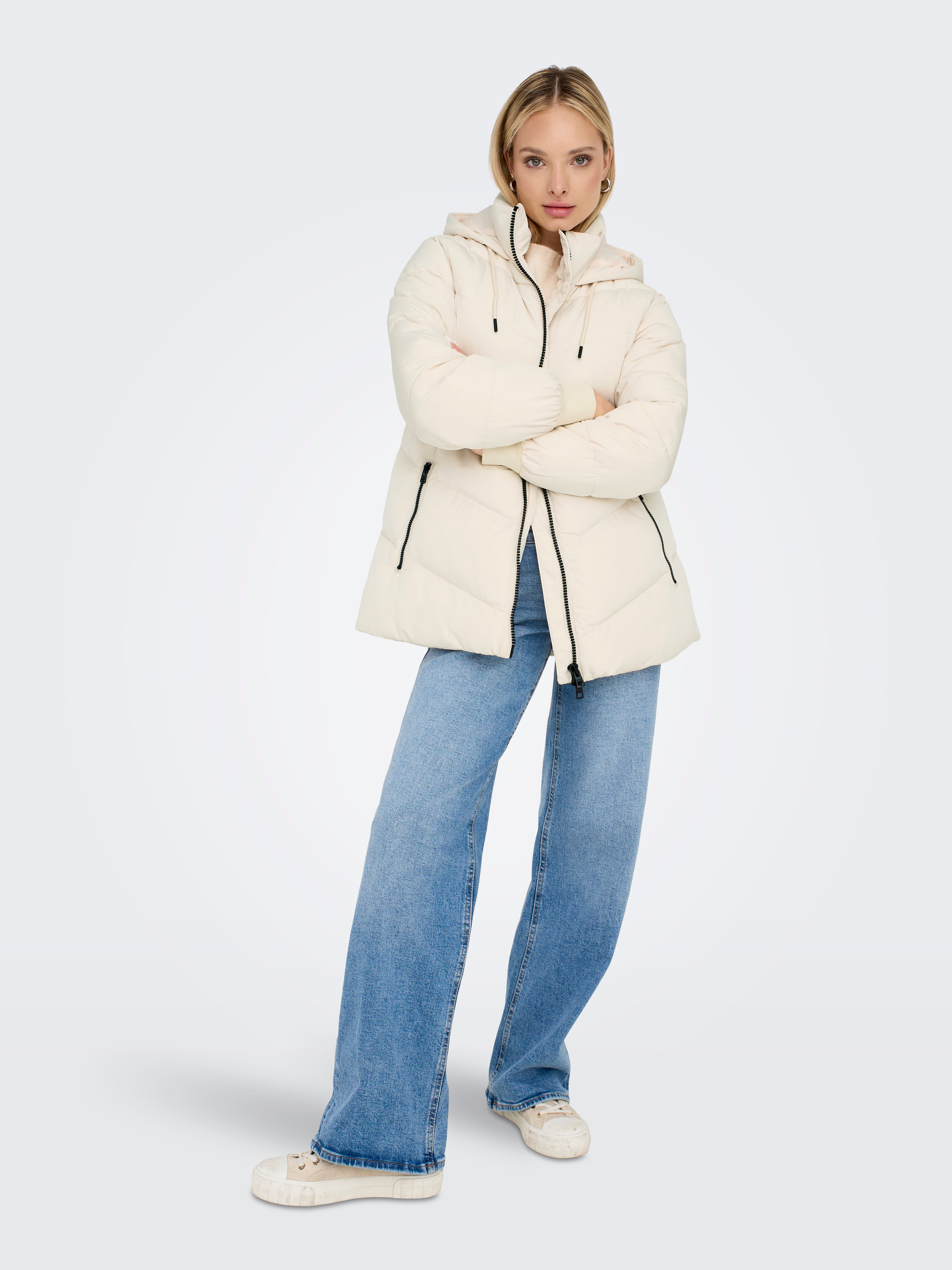 ONLMADDIE Steppmantel | Off-White | ONLY®