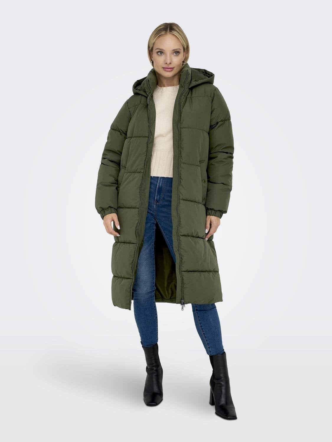 Puffer clearance coat green