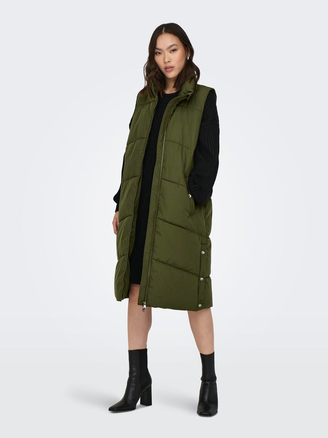 Forest green 2024 puffer vest