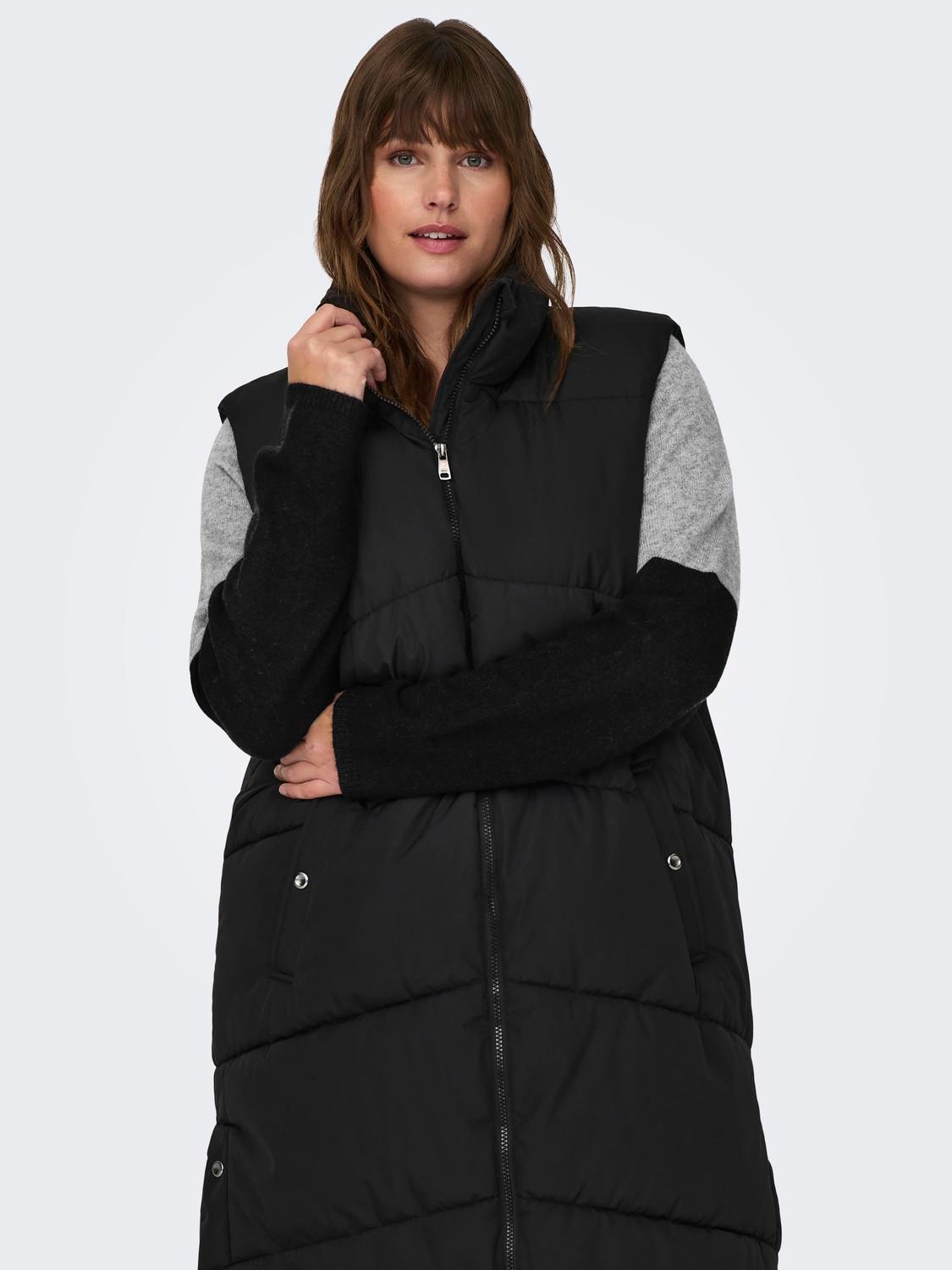 ONLY Gilets anti-froid Col rond Curve -Black - 15312584