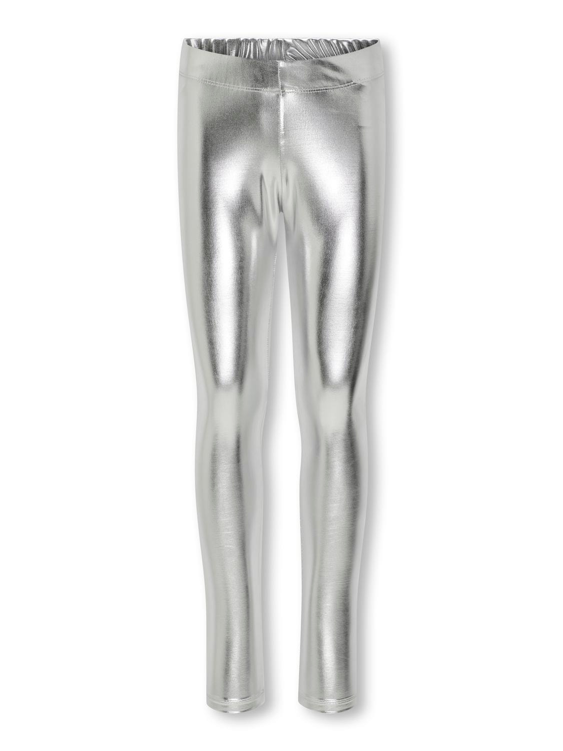 ONLY Silver slim fit leggings -Silver - 15312588