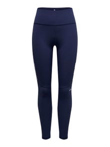 ONLY Slim Fit Hohe Taille Leggings -Maritime Blue - 15312589