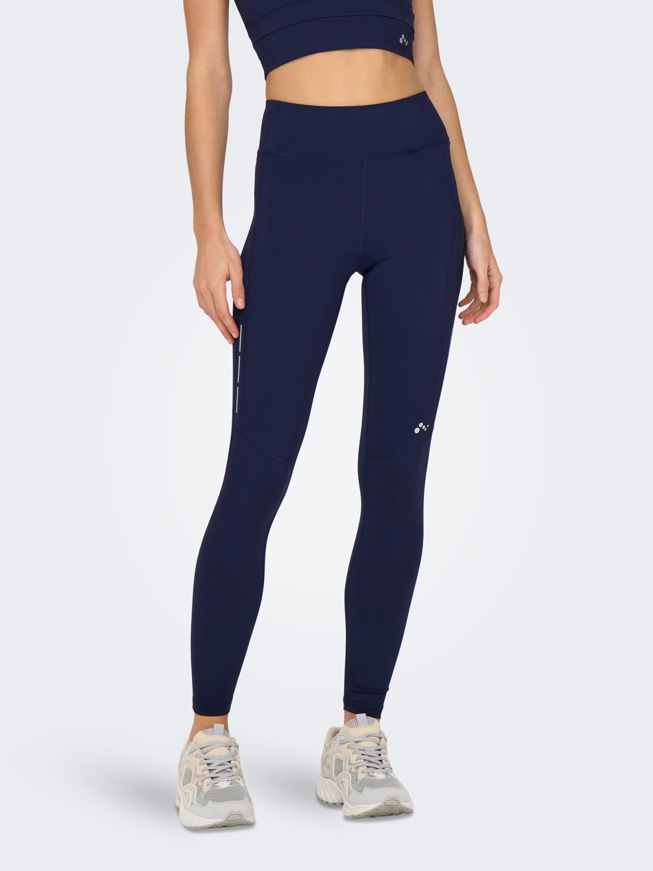 ONLY Slim Fit Hohe Taille Leggings -Maritime Blue - 15312589