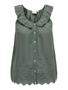 ONLY Curvy sleeveless top -Balsam Green - 15312624