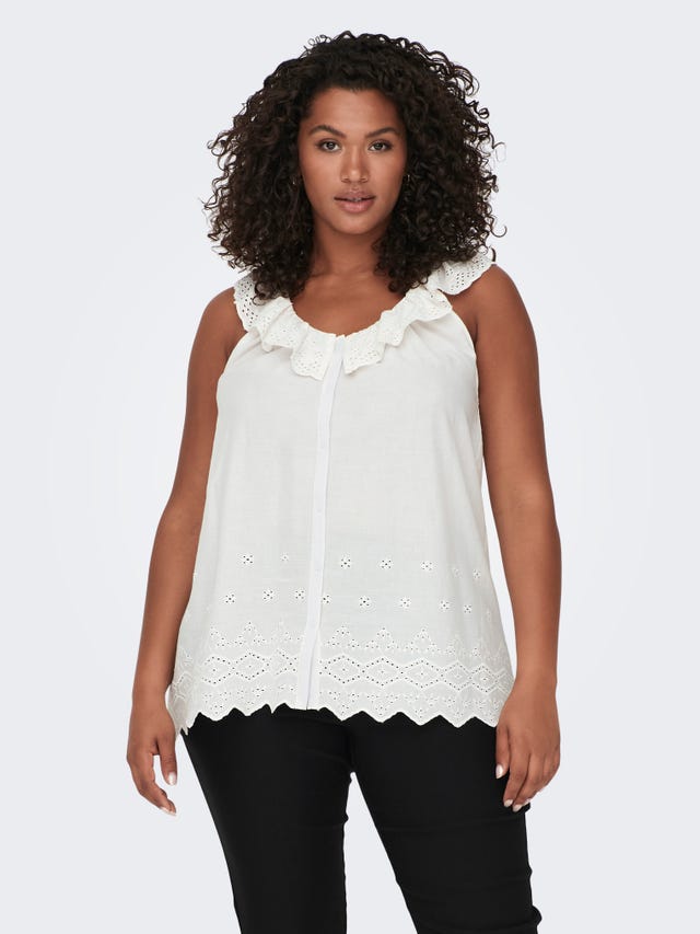 ONLY Tavapärane lõige V-kaelus Top - 15312624